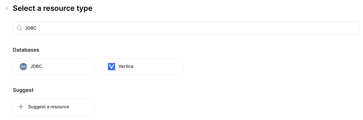 Выбор коннектора JDBC